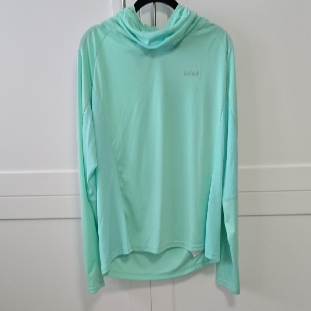 Baleaf Light Green Active Hoodie SpF